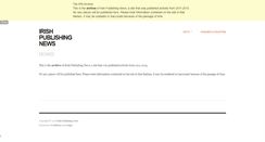 Desktop Screenshot of irishpublishingnews.com